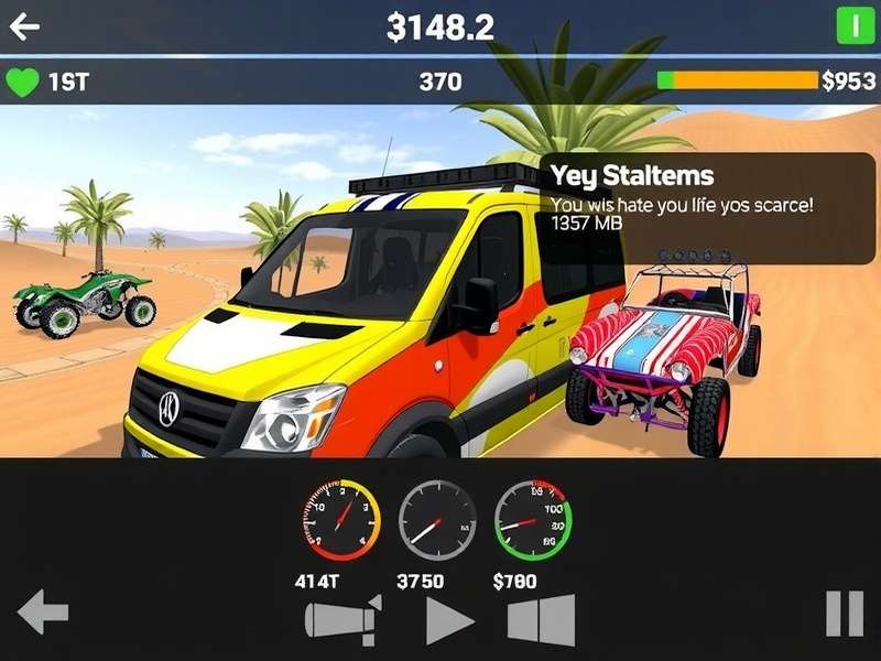 Sahara Sprinter Pro gameplay screenshot